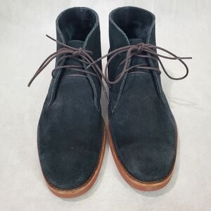 Brooks Brothers shoes Chukka Boots Black Suede Desert Boots